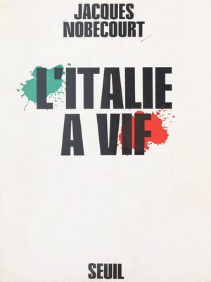 cover image of L'Italie à vif